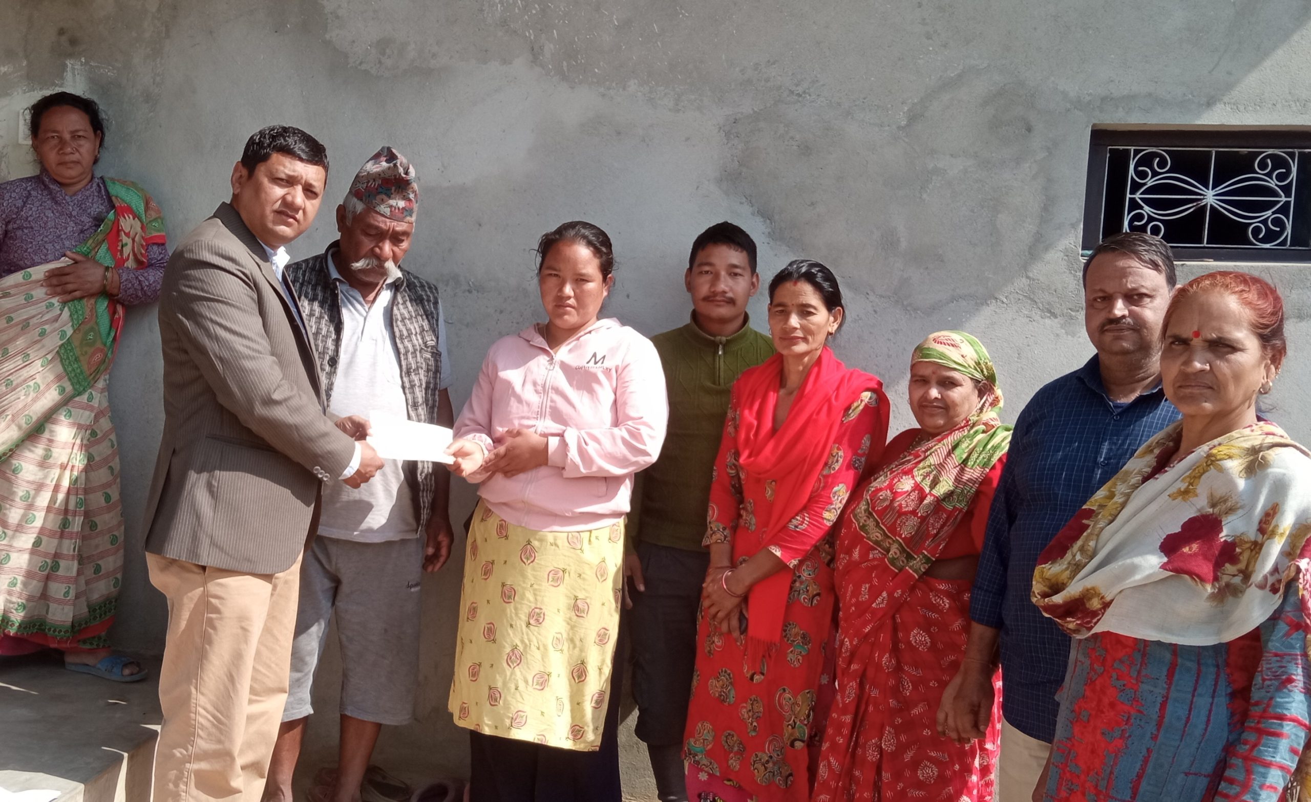 नेशनल लाईफ इन्स्योरेन्स अत्तरियाद्धारा ६ लाख मृत्यु दावी भुक्तानी