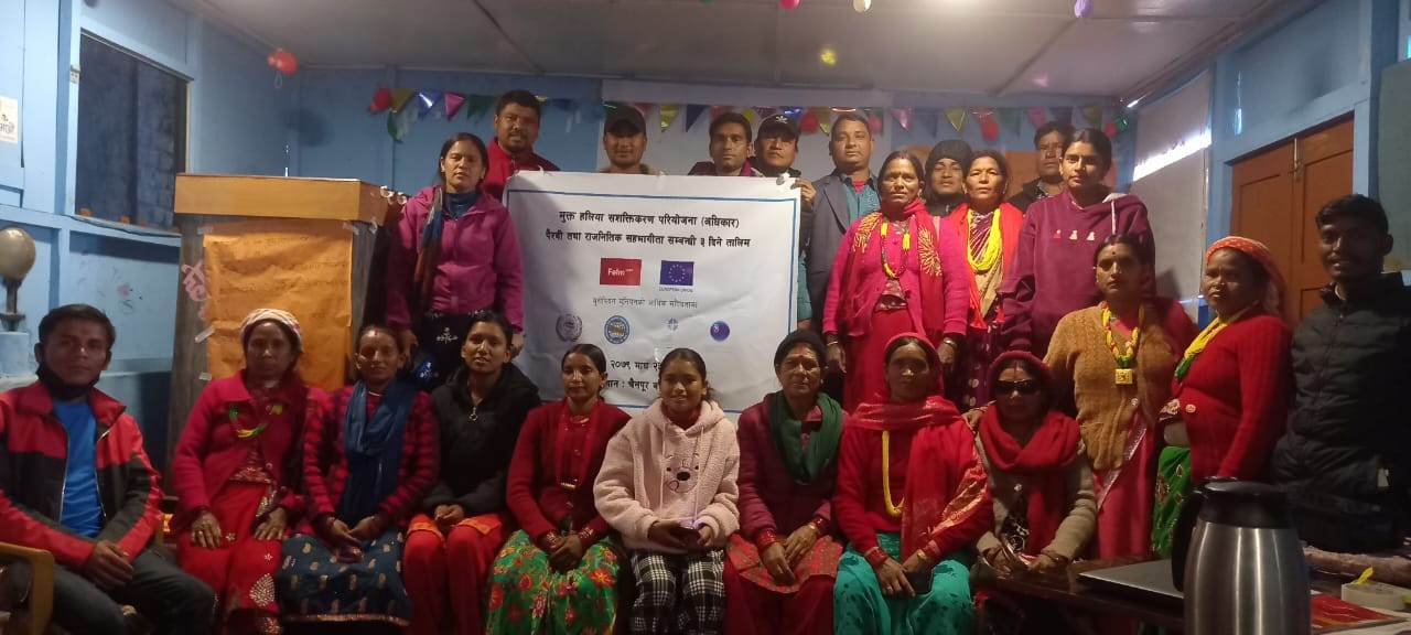 बझाङमा मुक्त हलियाहरुको पैरवी सम्बन्धी ३ दिने तालिम सम्पन्न