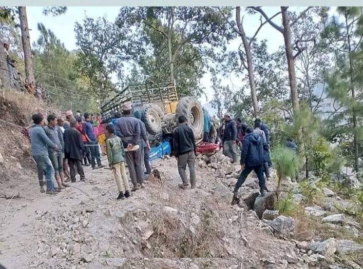 अछाममा ट्याक्टर दुर्घटना हुँदा १ जनाको मृत्यु, ३ जना घाईते