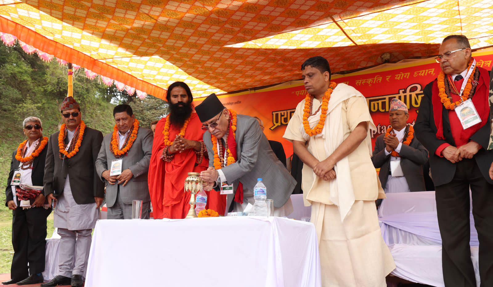 निःशुल्क खप्तडको ब्राण्ड एमबेस्डर बन्छु : रामदेव