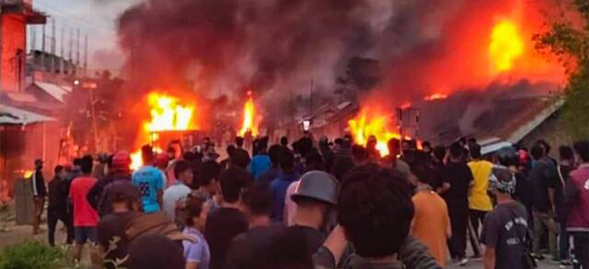 मणिपुरमा पुनः भड्कियो हिंसा