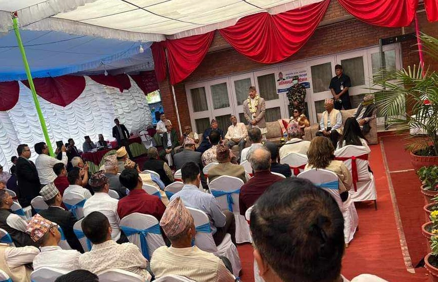 डोटेली समाज काठमाडौंद्वारा प्रधानन्यायाधीश श्रेष्ठलाई अभिनन्दन