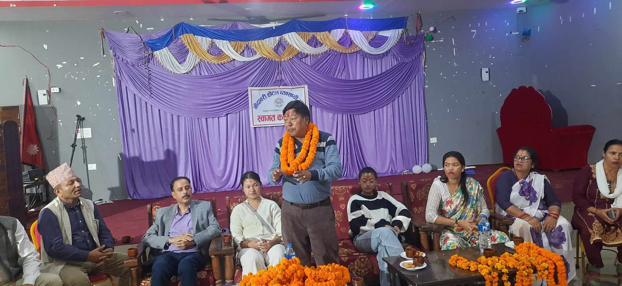 अत्तरियामा होटल व्यवसायी महासंघका केन्द्रिय अध्यक्ष चुकेको स्वागत