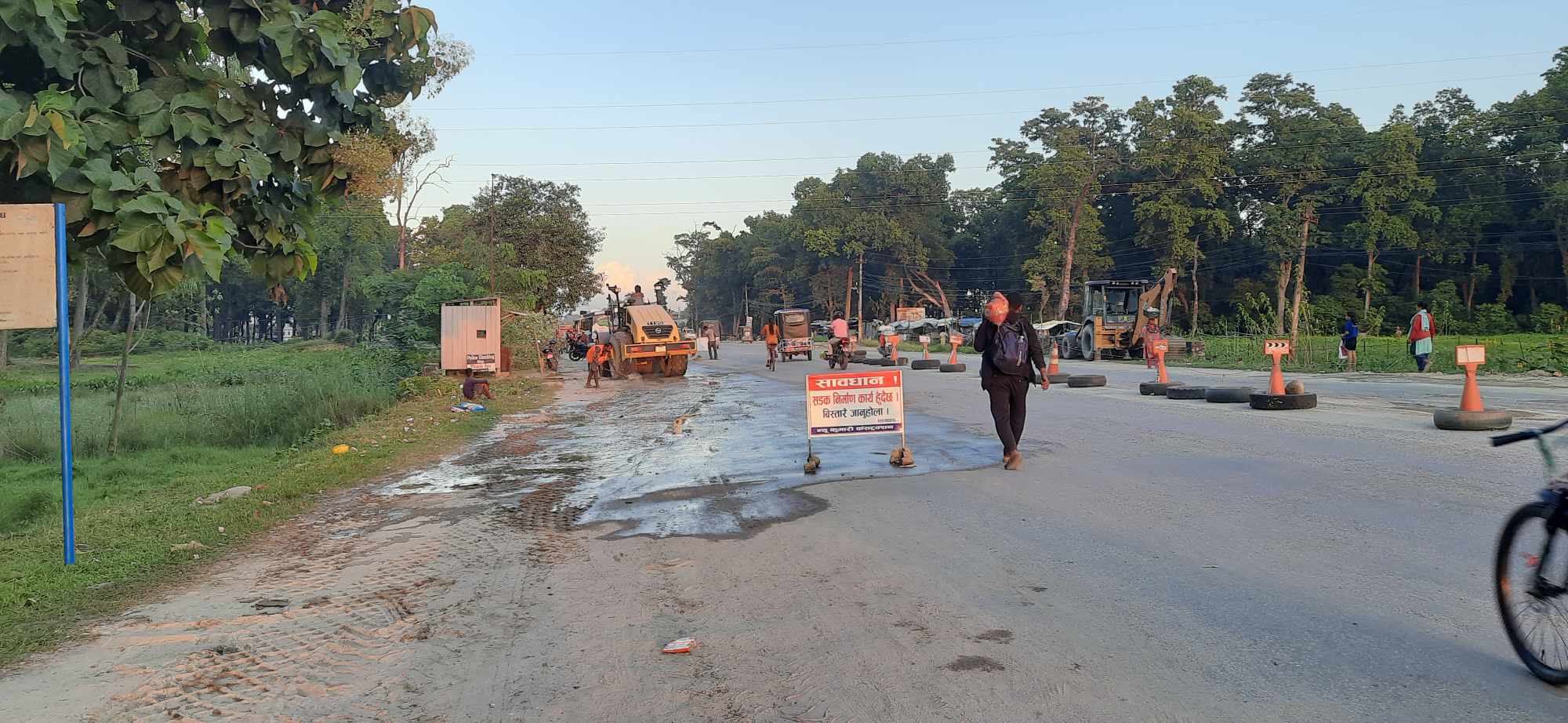 कैलालीमा पूर्वपश्चिम राजमार्ग टालटुल गरिदै