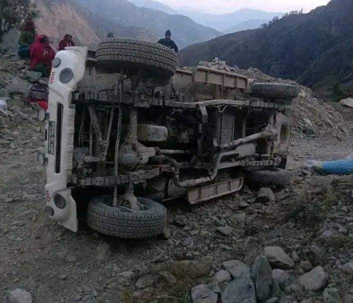 बझाङमा जिप दुर्घटना