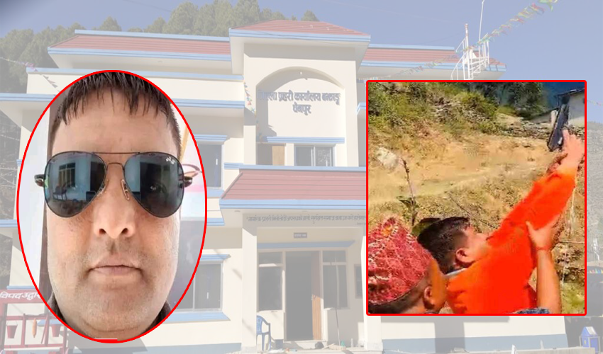 असई चन्द निलम्बित, बझाङमा स्थानीयलाई पट्काउन दिएका थिए पेस्तोल