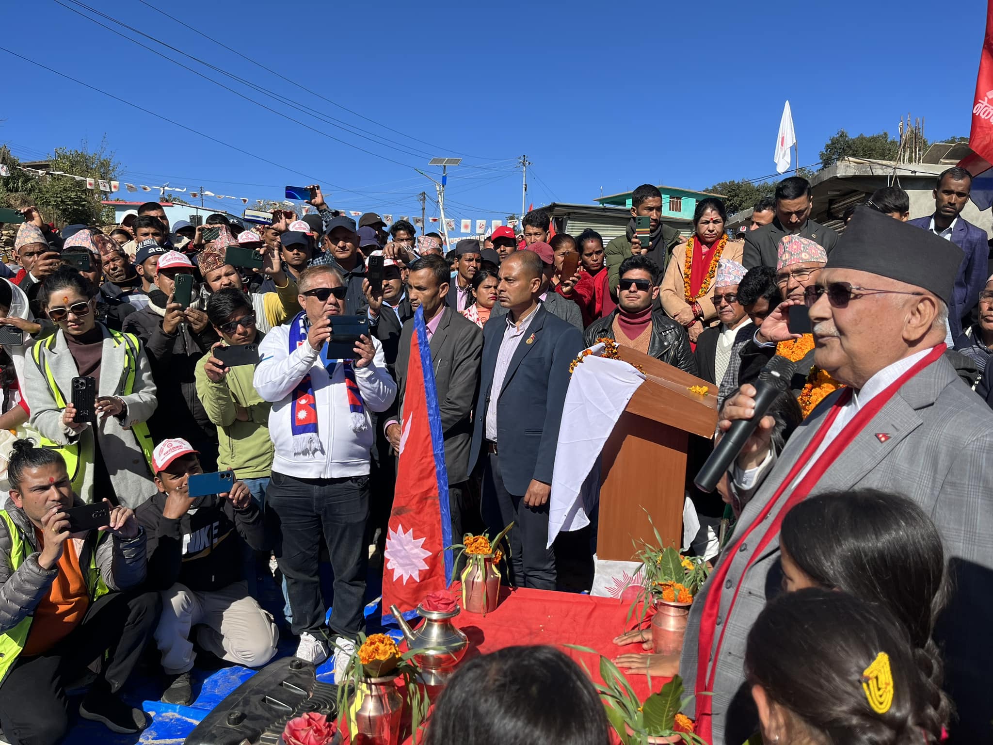 संकल्प यात्राको जनसहभागिताले आत्मविश्वास बढ्यो : ओली