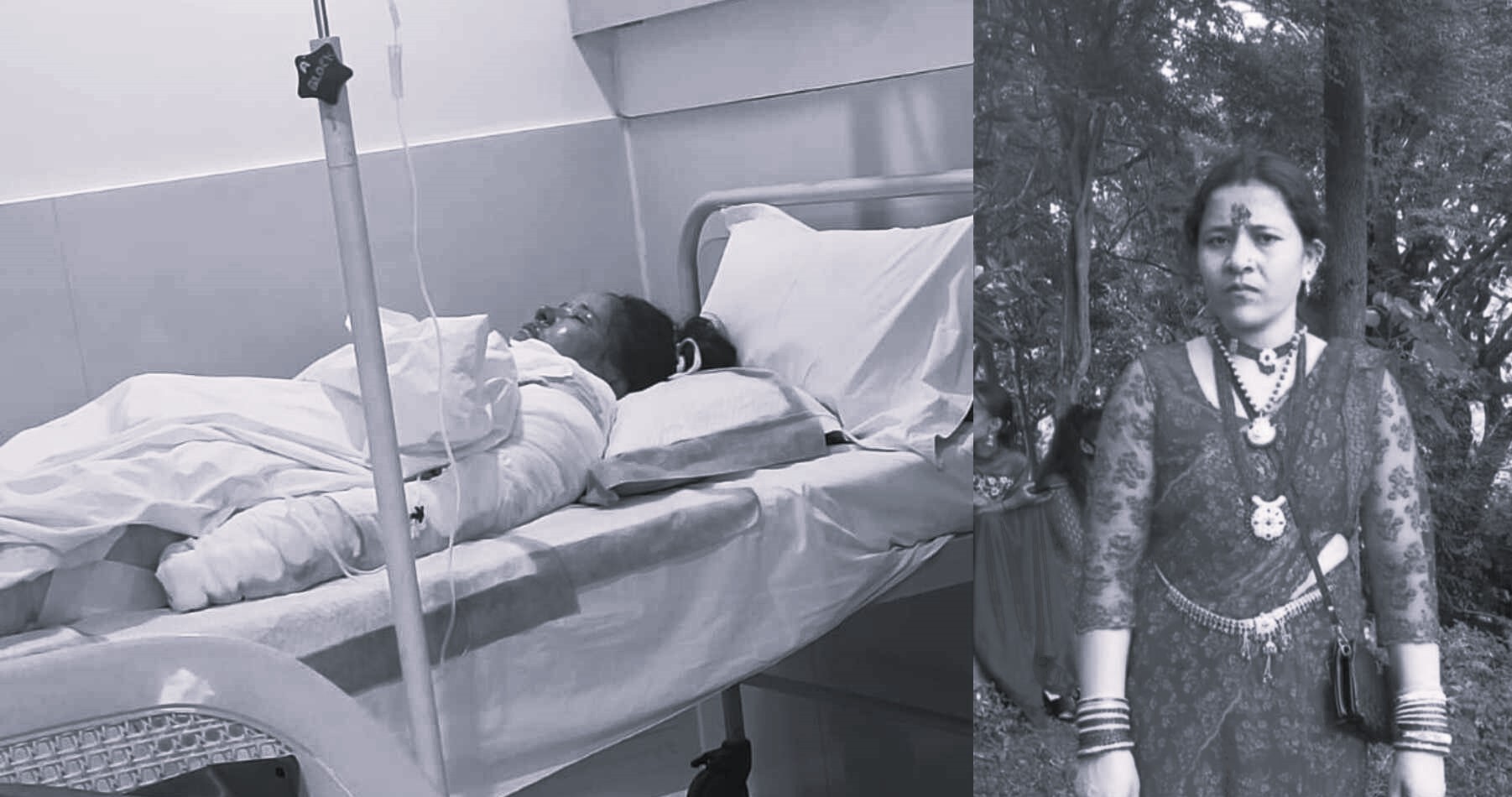 भारतमा ग्यास सिलिन्डर पड्किँदा बझाङकी नारदाको मृत्यु