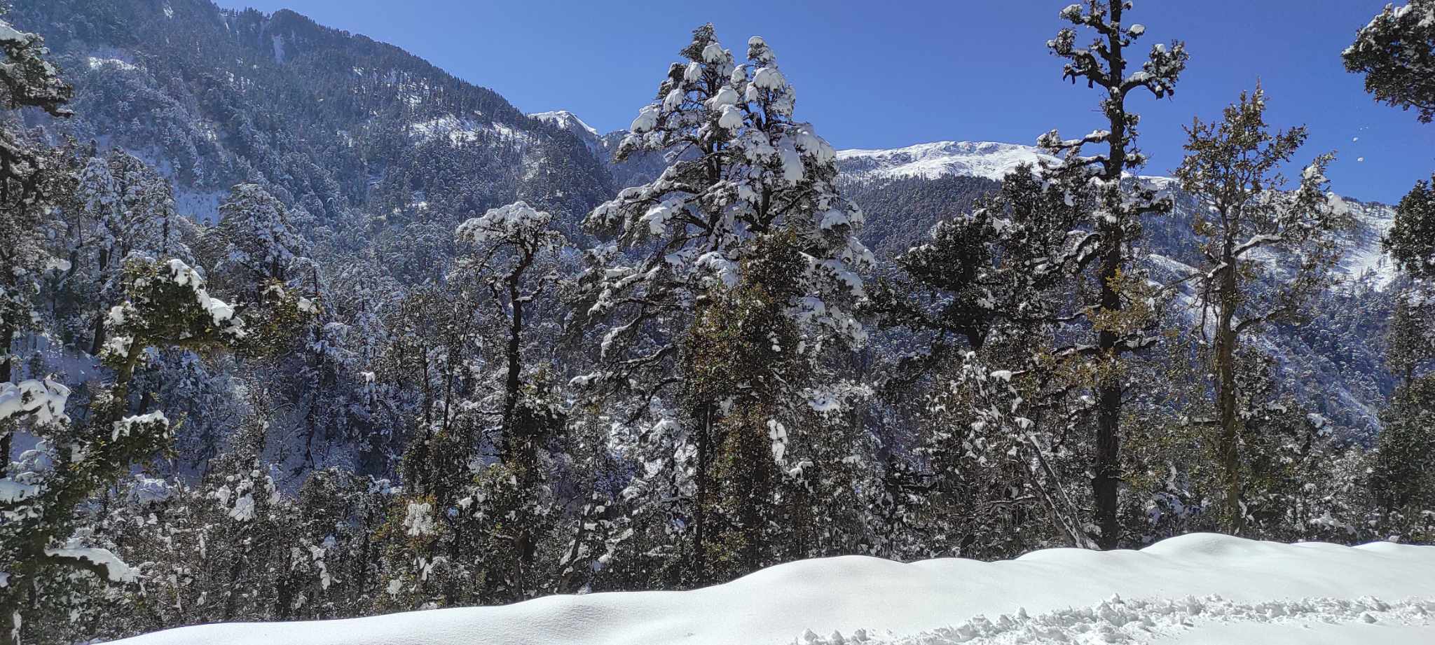 बैतडीमा लामो समयपछि वर्षासँगै हिमपात, कृषक खुसी