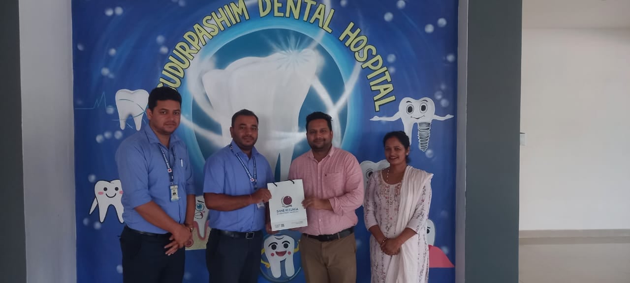 शाईन रेसुङ्गा बैंक र सुदूरपश्चिम डेन्टल हस्पिटल बिच उपचारमा छुट सम्झौता