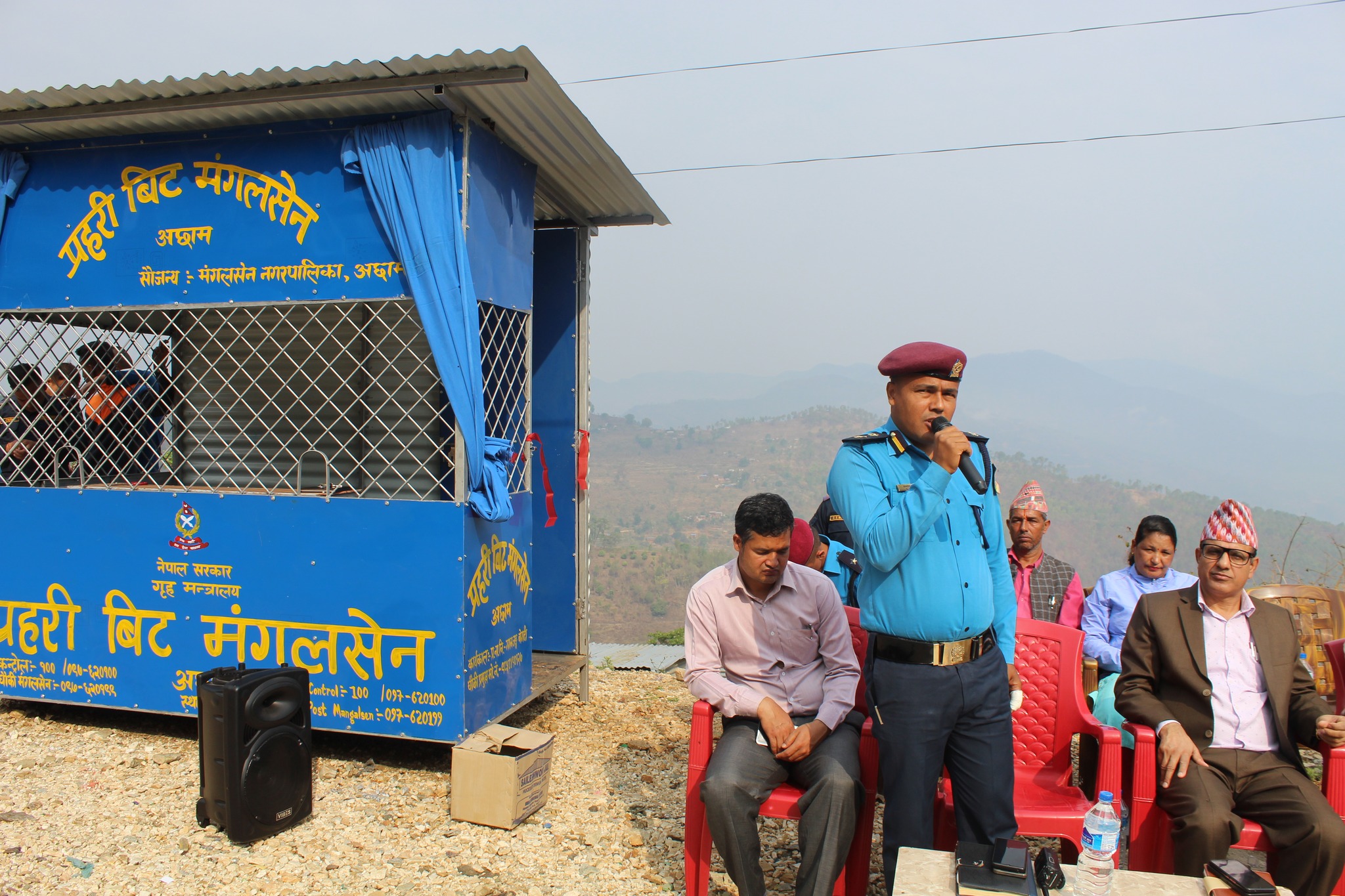 अछामको मंगलसेन बजारमा प्रहरी बिट स्थापना