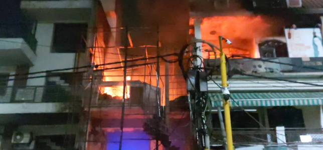 दिल्लीको एक अस्पतालमा आगलागी हुँदा ७ शिशुको मृत्यु