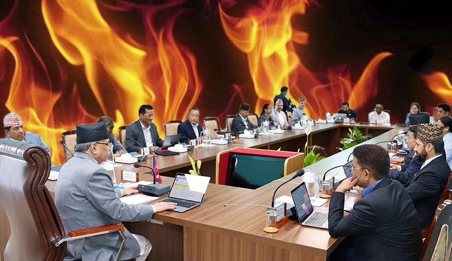 डढेलो निभाउन सबै शक्ति लगाउने मन्त्रिपरिषद् निर्णय