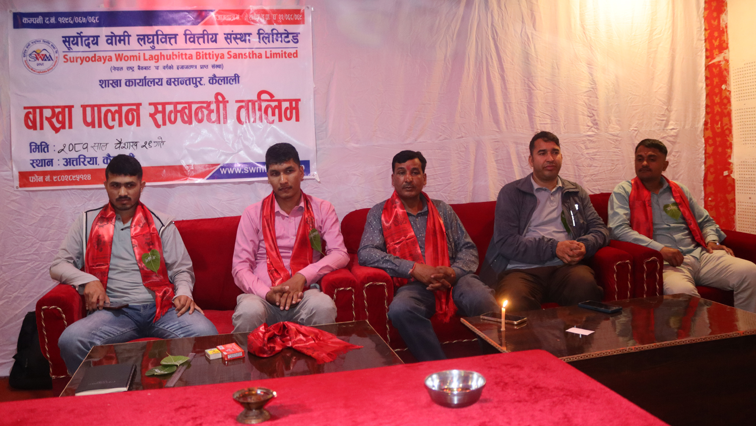 अत्तरियामा सूर्योदय वोमीको आयोजनामा बाख्रा पालन तालिम