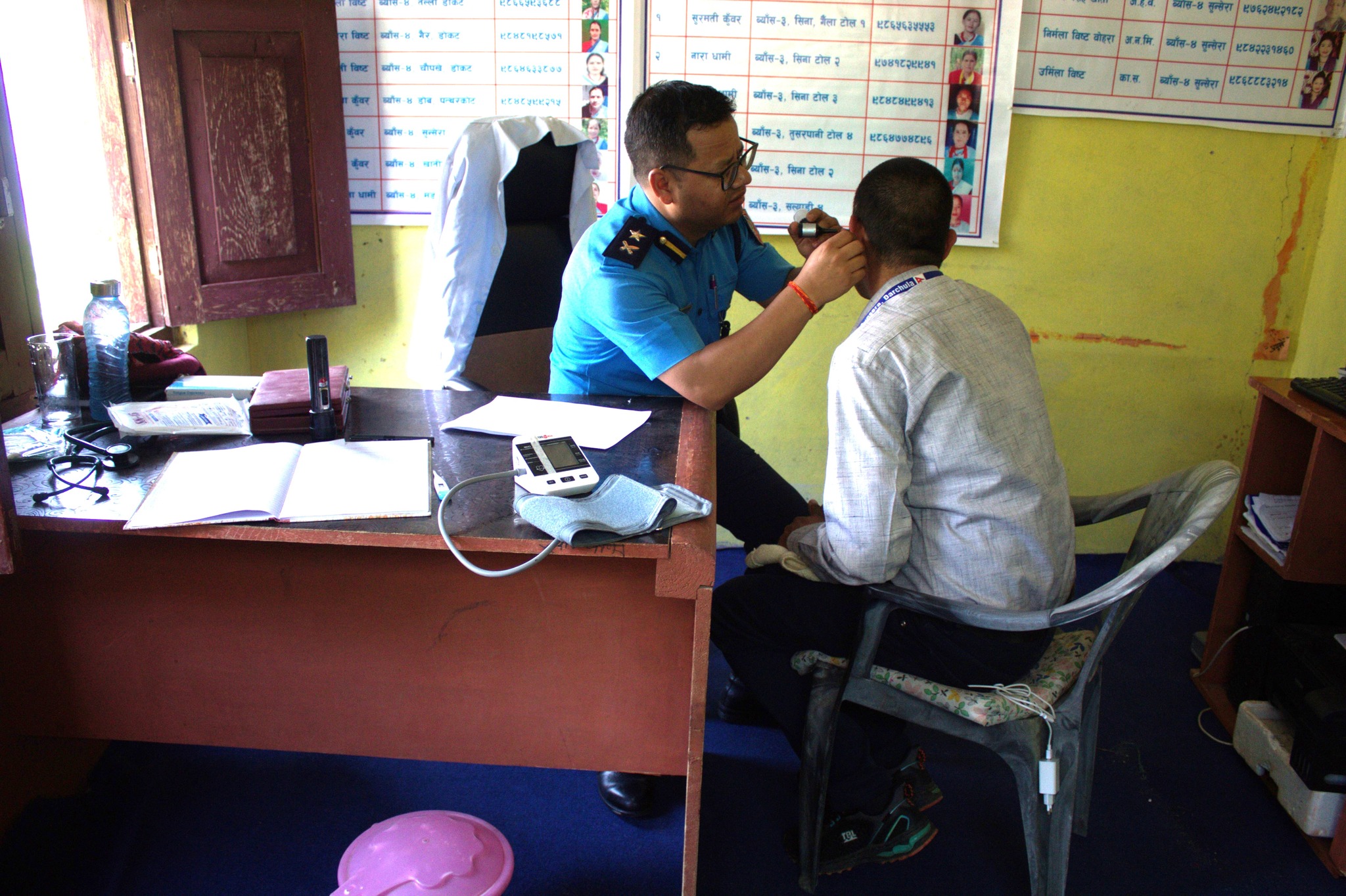 दार्चुलामा प्रहरी अस्पतालको स्वास्थ्य शिविर, ३९९ ले लिए सेवा