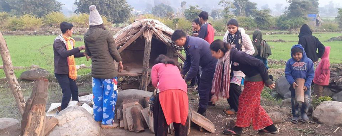 अछाममा फेरी छाउगोठ भत्काउने अभियान सुरु