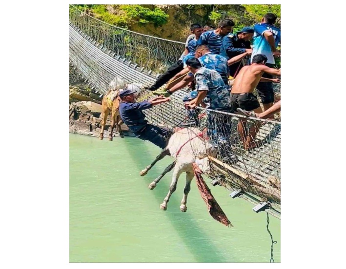 खच्चर उद्धारमा साहसिक काम गरेका दुई प्रहरी पुरस्कृत