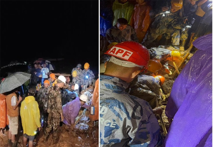 पहिरोमा पुरिएर कास्कीमा एकै परिवारका सातसहित १० जनाको मृत्यु