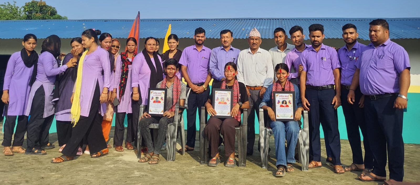 लालपुरको कल्प पाठशालाले ३ विद्यार्थीलाई ग-यो सम्मान