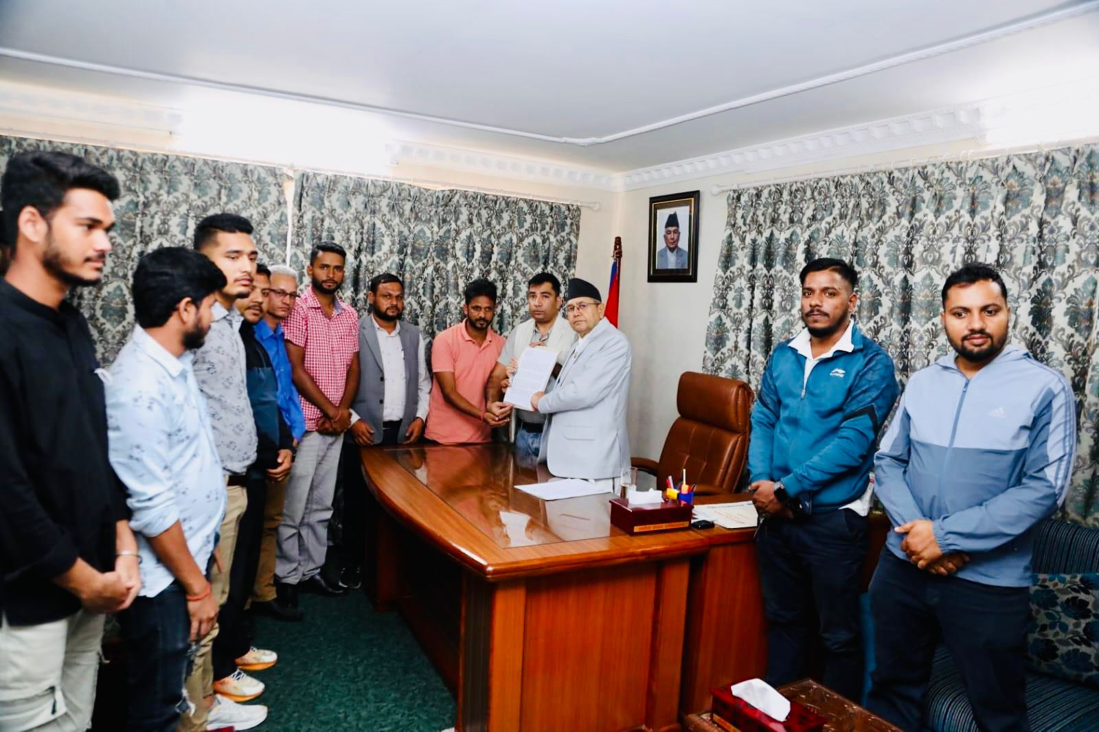 गेटा विश्वविद्यालयको विधेयक पास गराउनको लागि पहल गरिदिन सभामुख समक्ष आग्रह