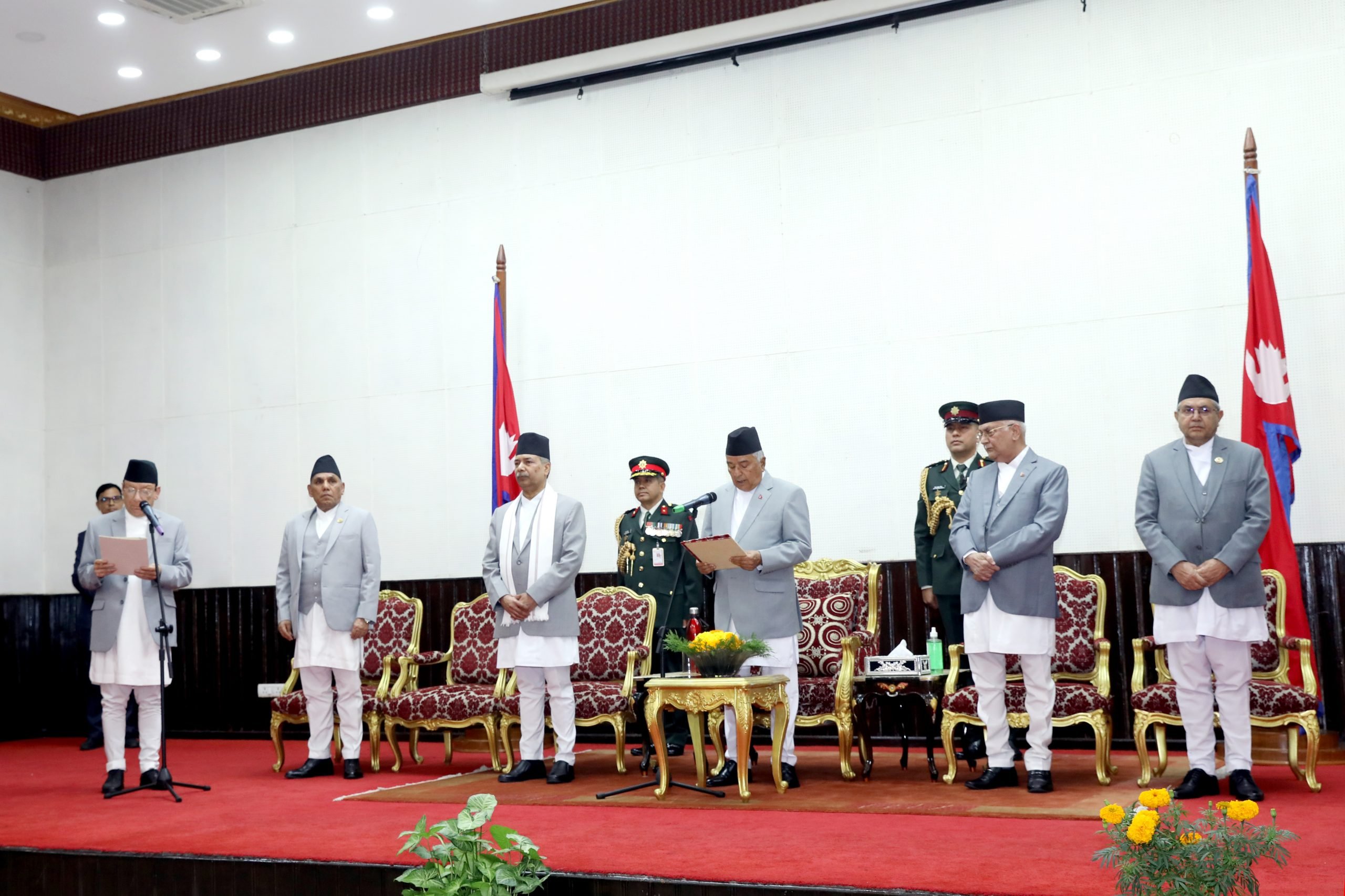 प्रधानन्यायाधीश राउतले लिए शपथ