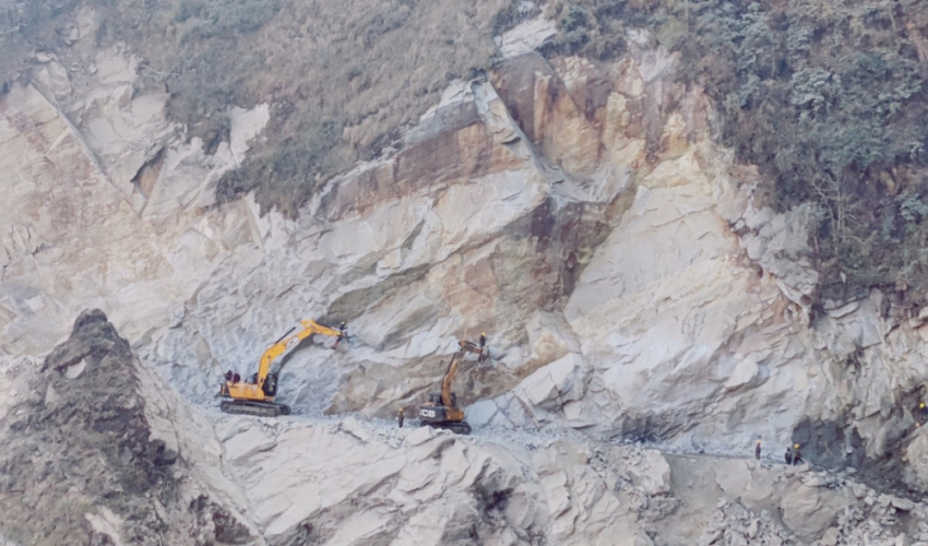 सेनाद्वारा ३२ सडक आयोजना सम्पन्न, तुषारपानी–टिङ्कर सडकको प्रगति २५ प्रतिशत