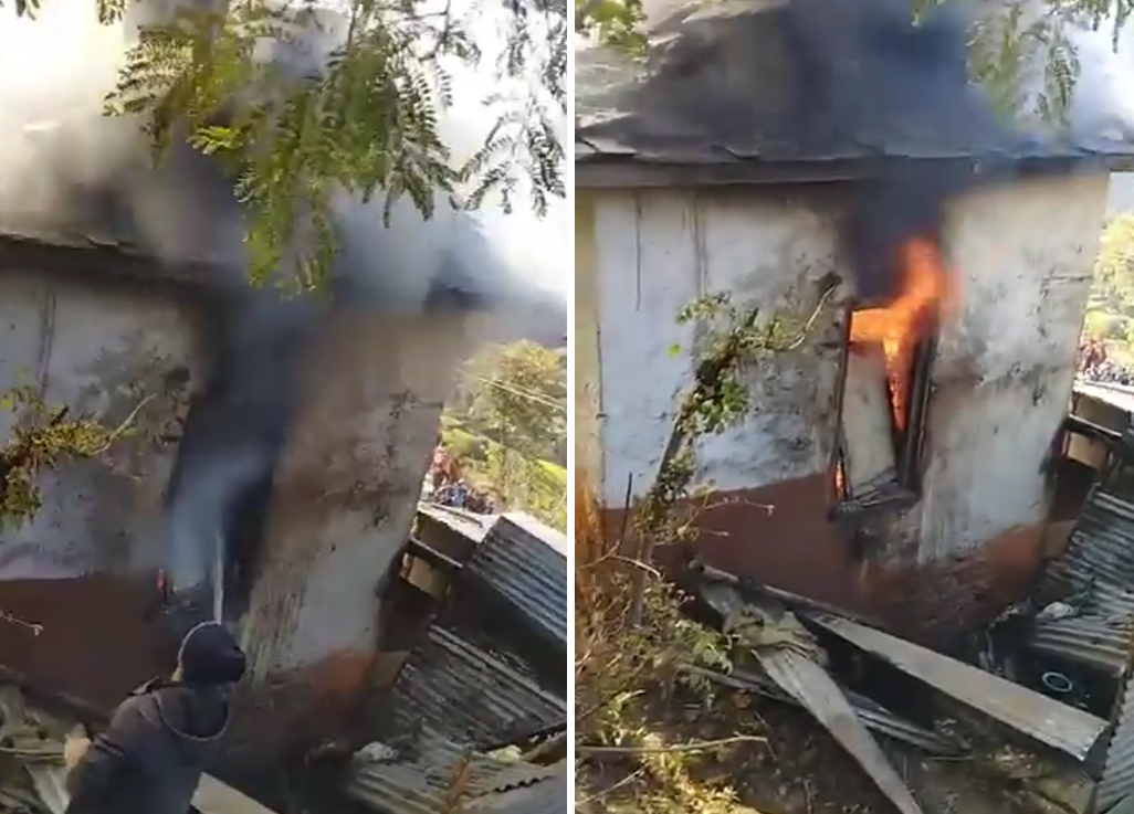 डोटीमा एक घर जलेर अढाई लाखको क्षति