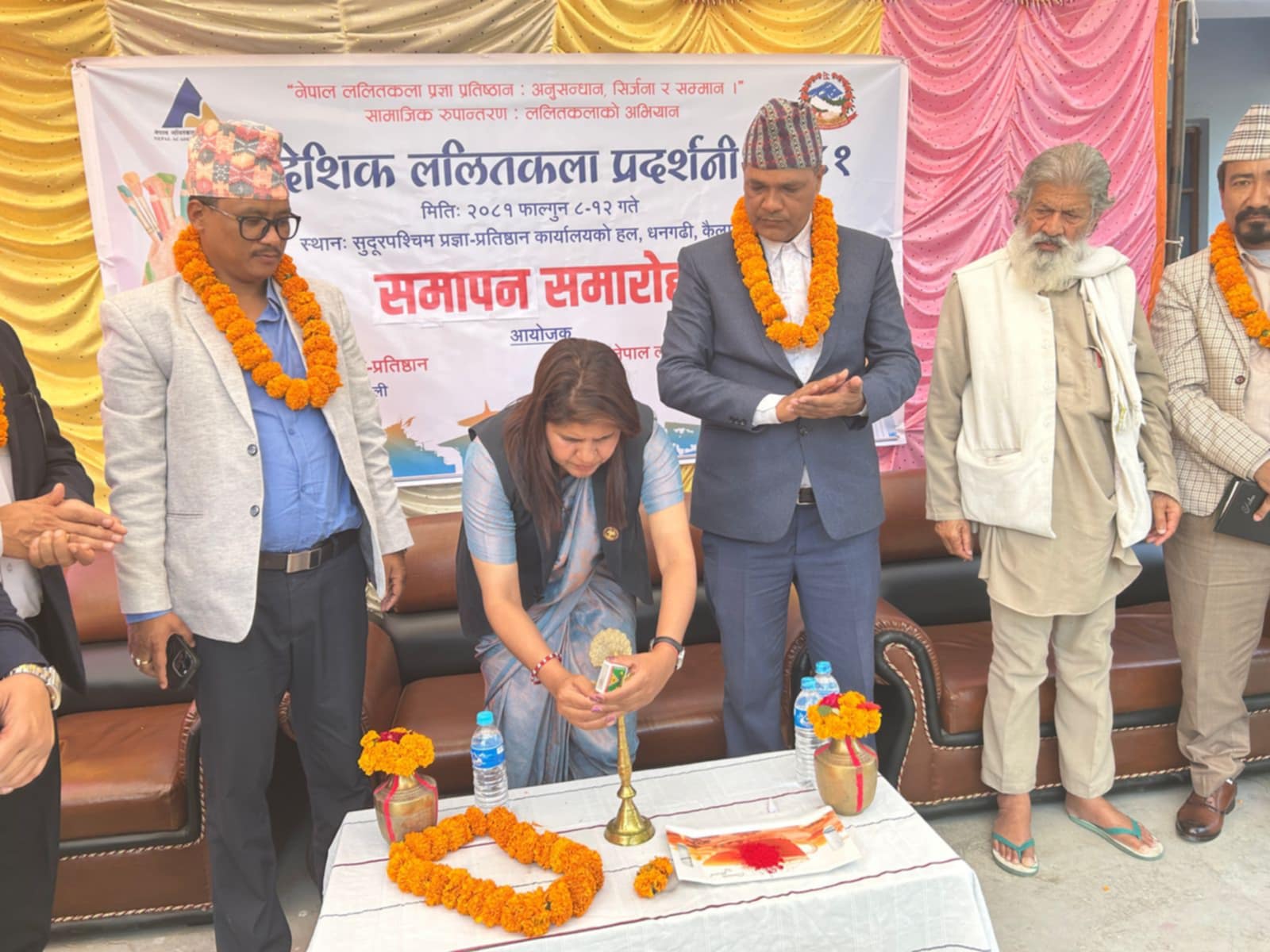 धनगढीमा प्रादेशिक ललितकला प्रदर्शनी सम्पन्न, बीस हजार बढीले गरे अवलोकन
