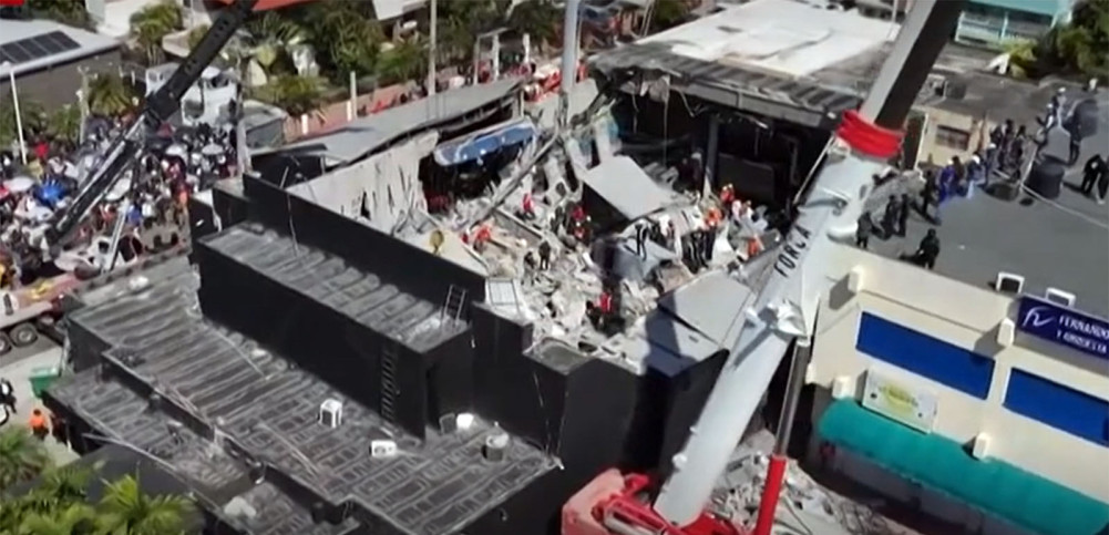 नाइट क्लबको छाना भत्किँदा मर्नेको संख्या २०० नाघ्यो