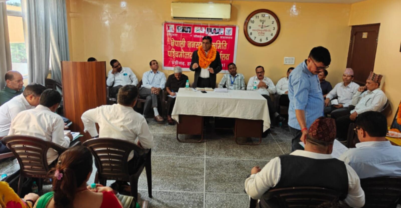 नेपाली जनसम्पर्क समिति पश्चिमोत्तर भारत क्षेत्रीय समितिको संयुक्त बैठक सम्पन्न