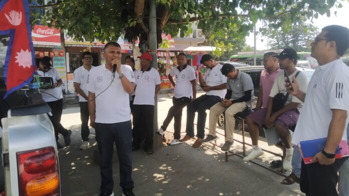 ‘स्वतन्त्रको एकता महाकाली मेची यात्रा’ अभियानको टोली बुटवल पुग्यो