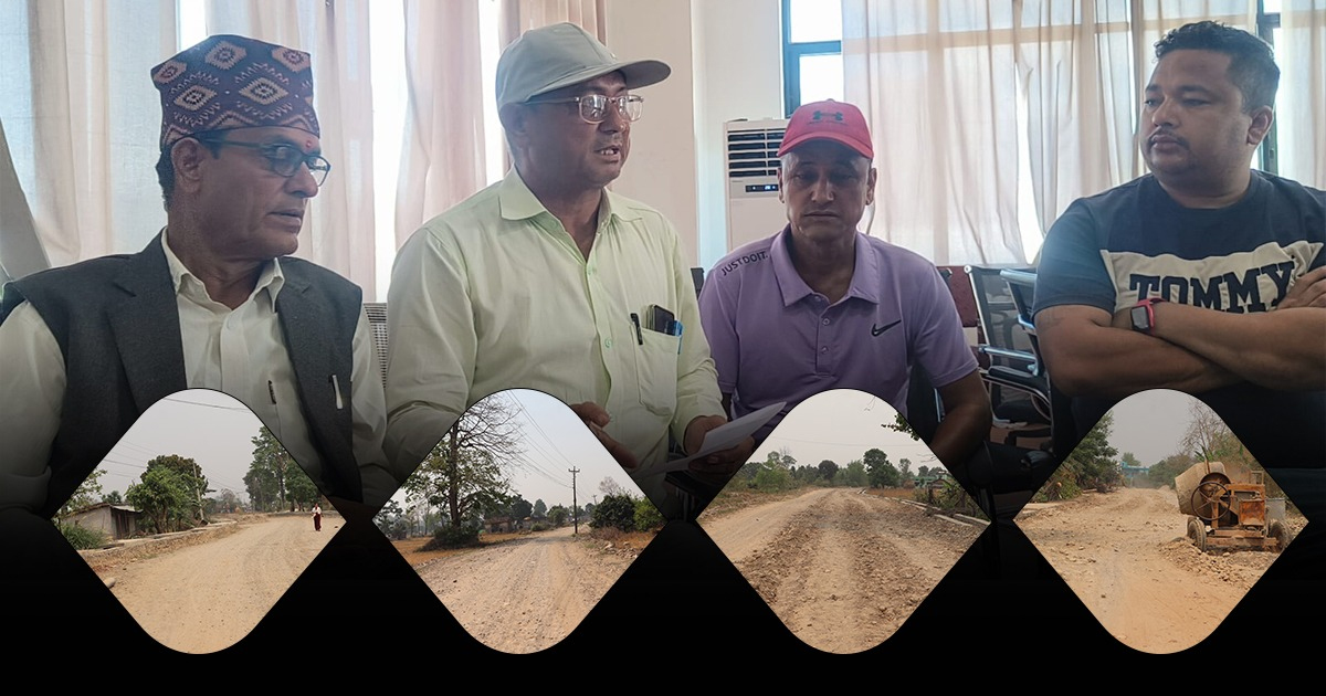 चौकीडाँडा फल्टुडे सडक ६ वर्ष देखि अलपत्र