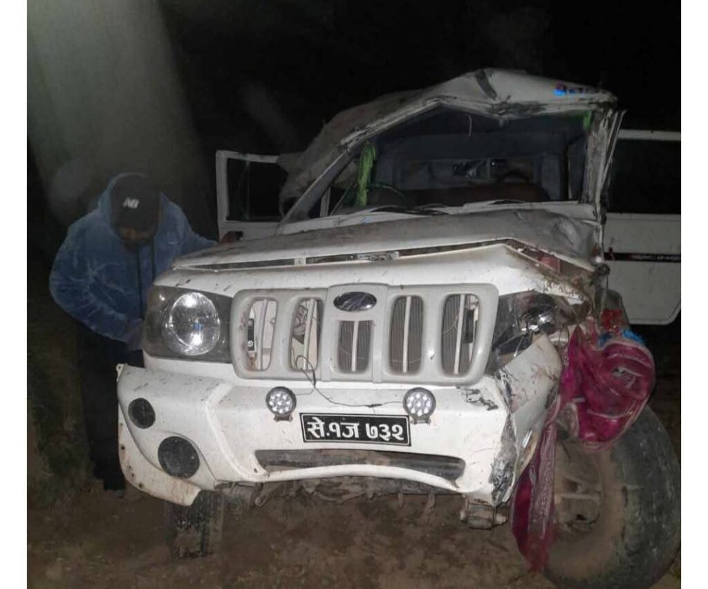 बैतडीमा मेलाबाट फर्कदैँ गरेको जिप दुर्घटना, १…