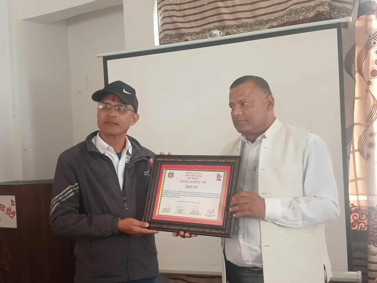 स्वास्थ्य क्षेत्रमा जोरायल गाउँपालिका पहिलो