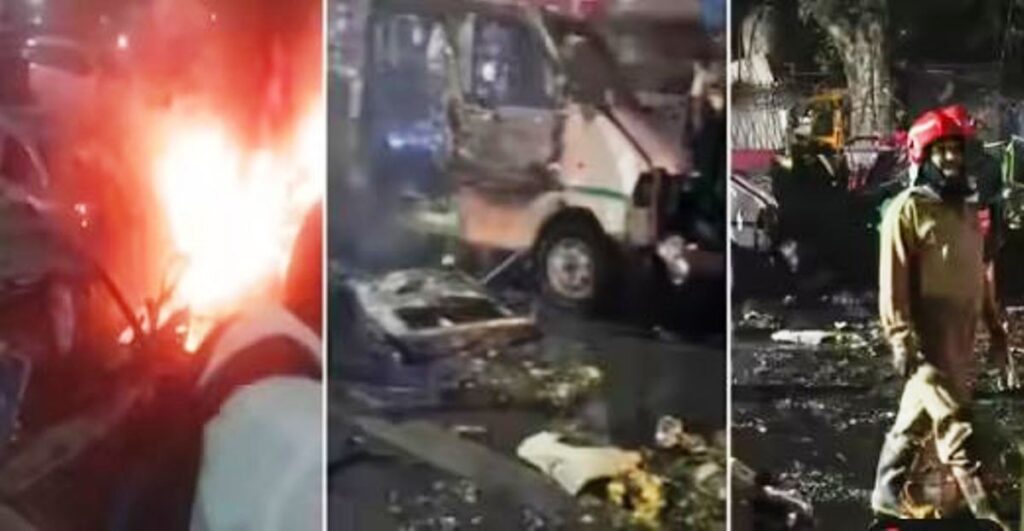 दिल्लीमा बम विस्फोट हुँदा ८ जनाको मृत्यु