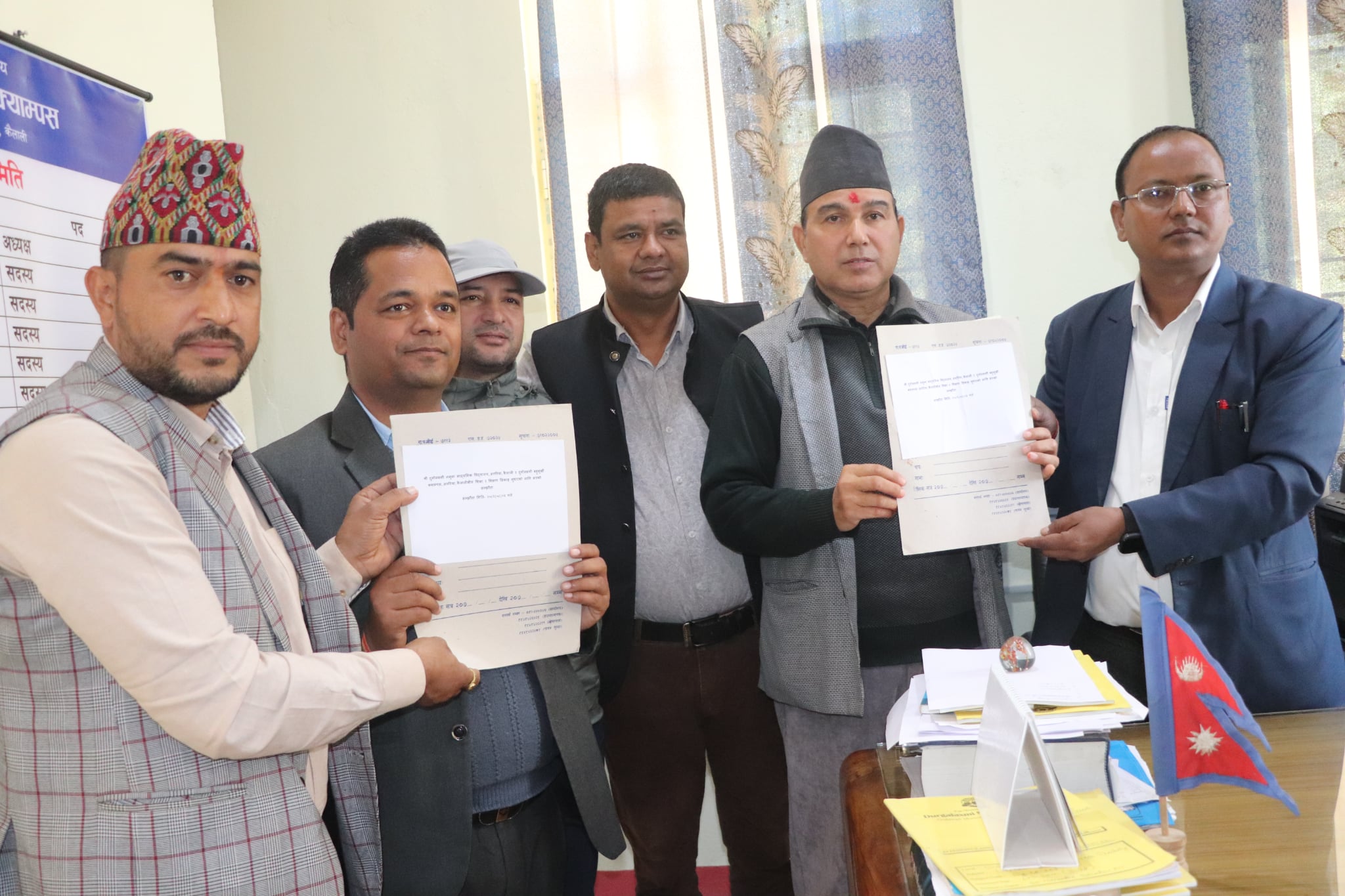 जनशक्ति व्यवस्थापनका विषयमा दुर्गालक्ष्मी नमुना मावि र क्याम्पस बिच सम्झौता