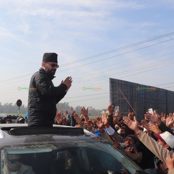 अत्तरियामा बालेन शाह : एक घण्टा अघि पुगे, १० मिनेटमै गए