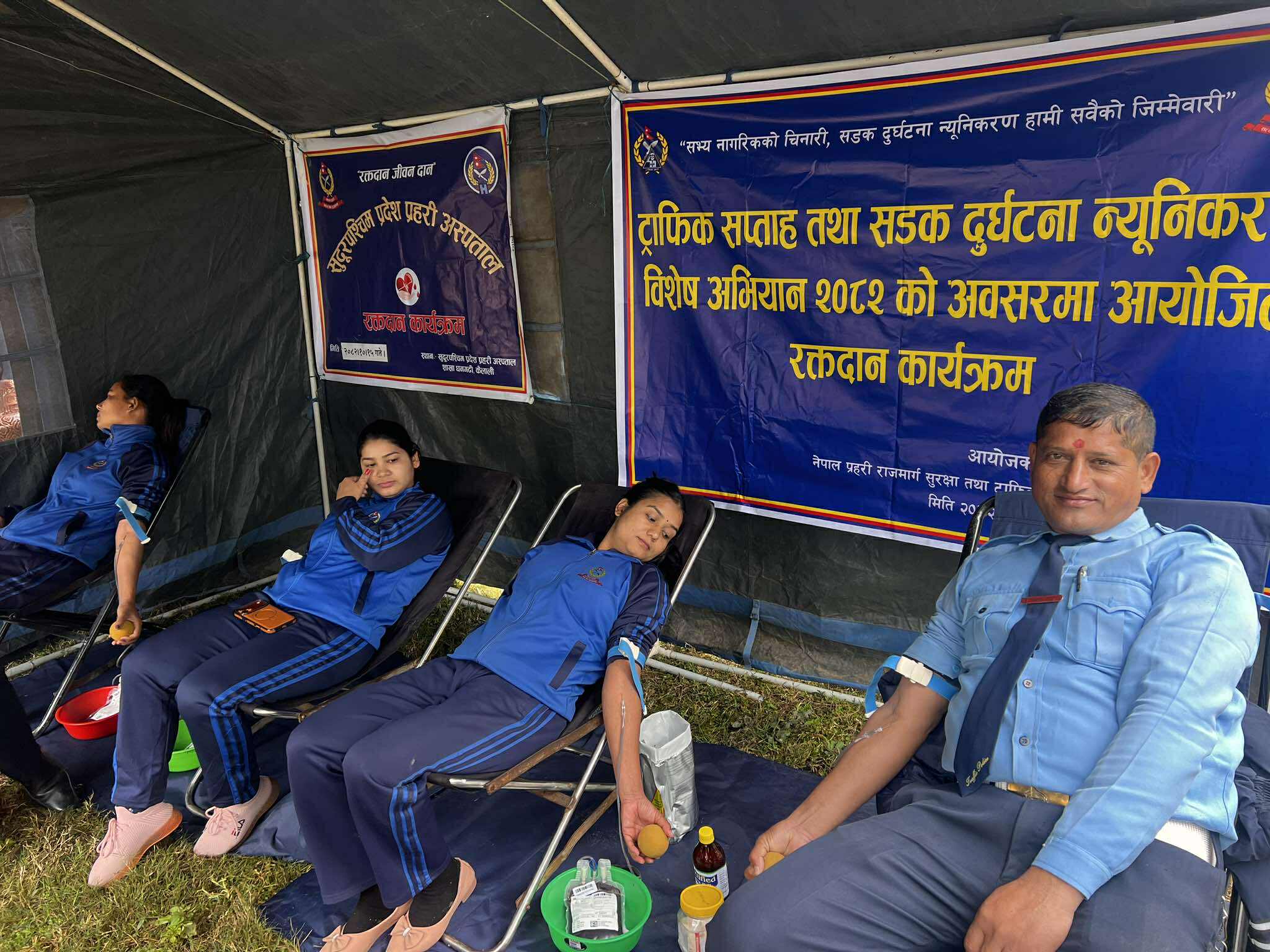 धनगढीमा ११२ पिन्ट रगत संकलन