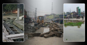 अत्तरियामा उल्टो दिशामा पानी बगाउने गरी नाला निर्माण गरिँदै, चार महिना अघिको काम बेकाम