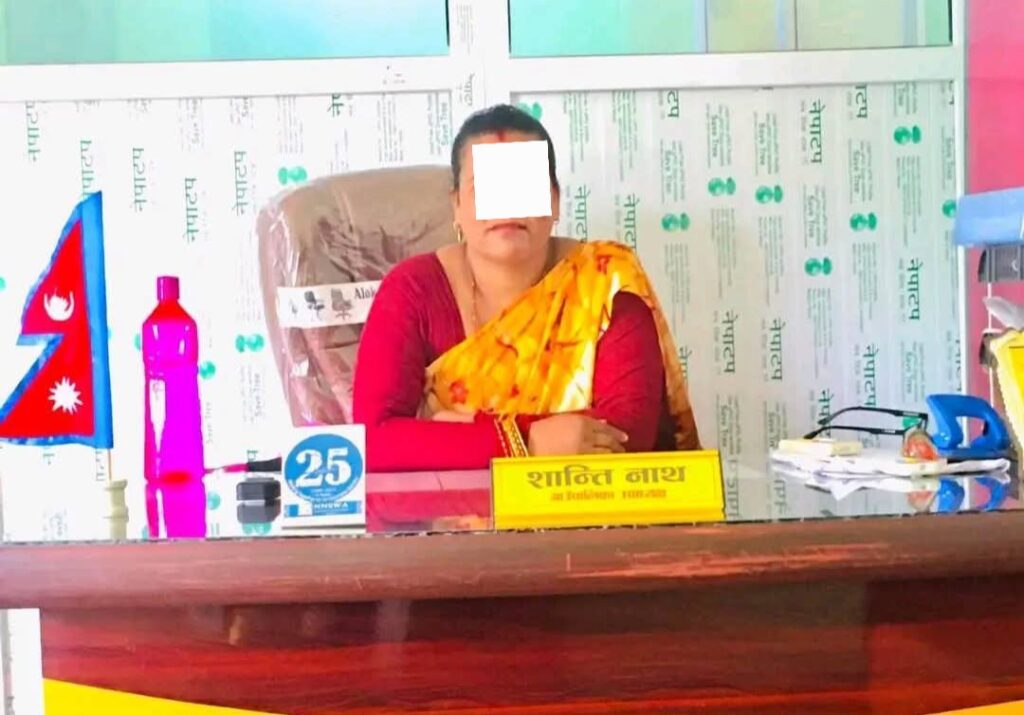 बेलडाँडी गाउँपालिकाकी उपाध्यक्ष शान्ती नाथ पक्राउ 