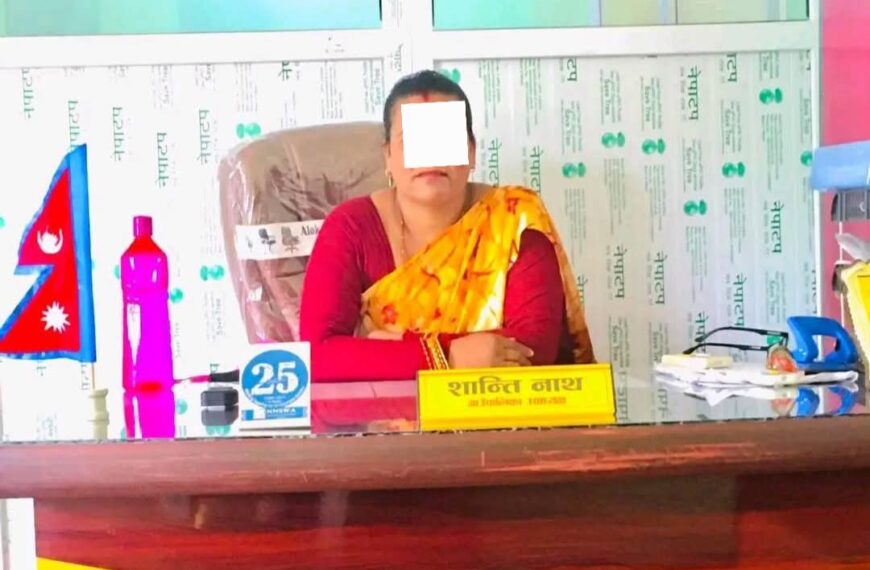 बेलडाँडी गाउँपालिकाकी उपाध्यक्ष शान्ती नाथ पक्राउ 