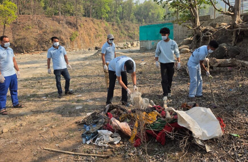 अत्तरिया जेसिज वर्ष २०२६ द्धारा गोदावरी आर्यघाटको सरसफाई