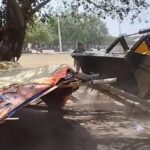टीकापुरमा चल्यो डोजर, सरकारी जग्गाको अतिक्रमण हटाइँदै