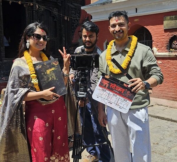 केकीले निर्माण गर्ने फिल्म ‘स्टेसन’ को बंगलामुखीमा शुभमुहूर्त