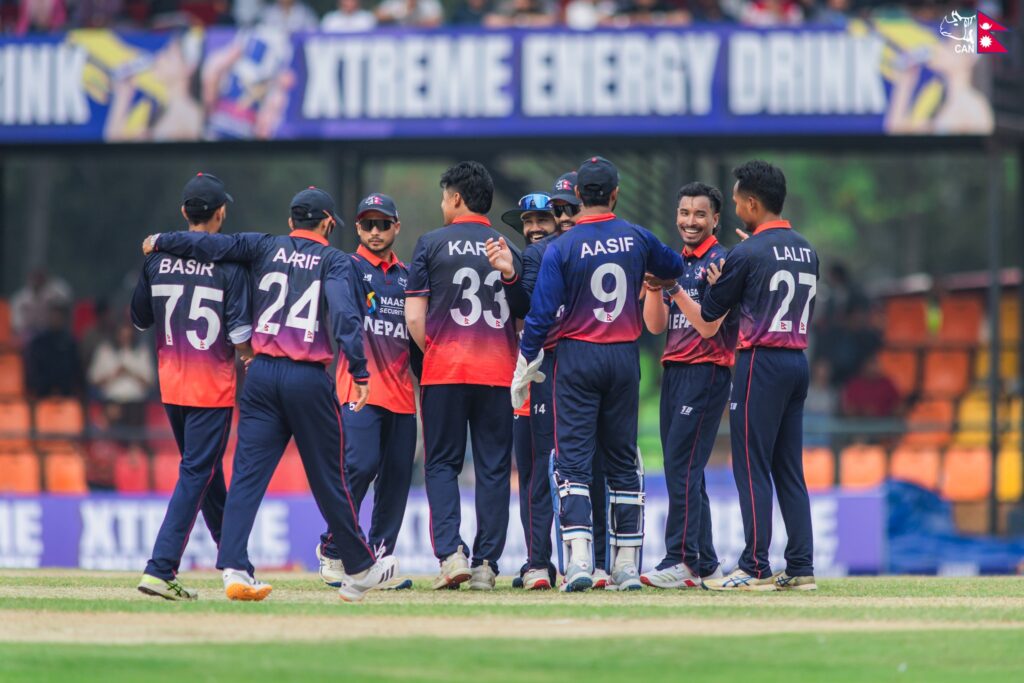 विश्वकप लिग–२ः नेपालले यूएईलाई ३७ रनले हरायो