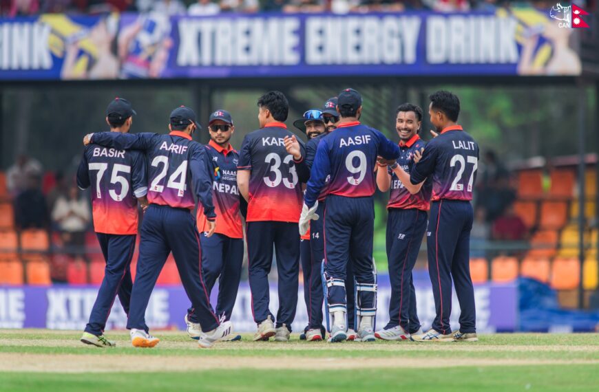 विश्वकप लिग–२ः नेपालले यूएईलाई ३७ रनले हरायो