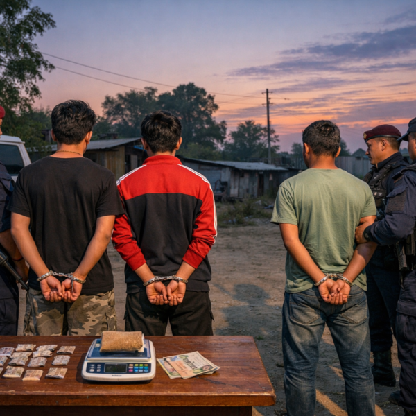 गोदावरीका ३ जना लागूऔषध सहित पक्राउ