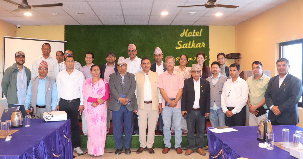 कैलालीको अत्तरियामा अन्तर–पालिका स्तरिय स्रोत साझेदारी संयन्त्र गठन