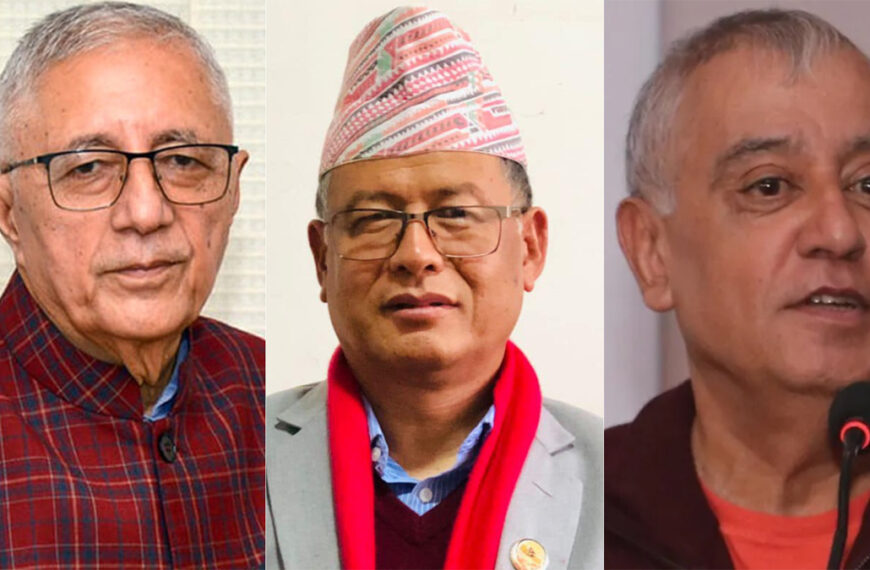 गगनलाई सभापति स्वीकार्दै शेखर, शशांक र धनराजसहितले छोडे देउवा समूह