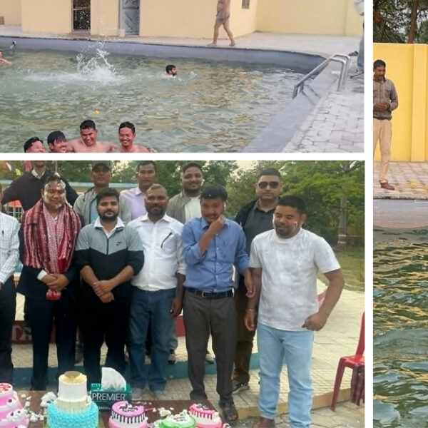 बेलौरीका मेयरको जन्मदिनकाे अवसर पारेर पालिकाले बनाएको स्विमिङ पुल उद्घाटन